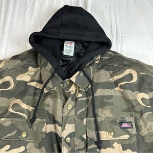 Dickies Camouflage Hooded Shirt Jacket 3XXL NWT